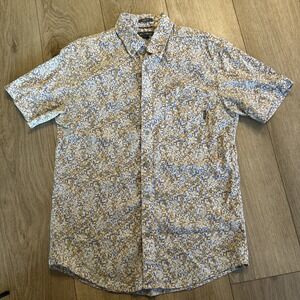 Eddie Bauer Men's‎ Short Sleeve Floral Classic Fit Shirt Small Hawaiian